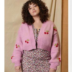 NWT Forever 21 Cherry Cardigan Sweater | Size: Various